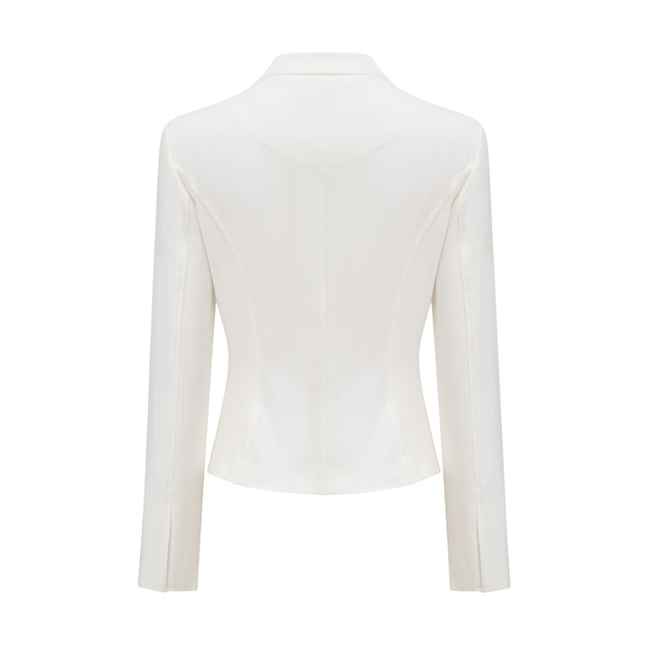 Levoire | Haut Corset À Manches Longues Blanches