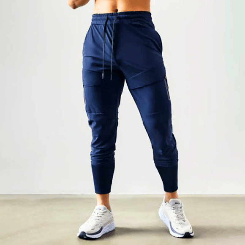 Levoire | Pantalon Jogging Élégant Homme Bleu marine