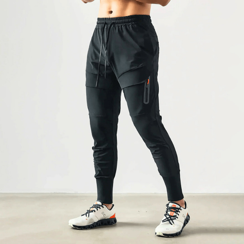 Levoire | Pantalon Jogging Élégant Homme Noir