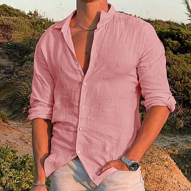 Levoire | Chemise En Lin Pour Homme Légère, Respirante Et Élégante
