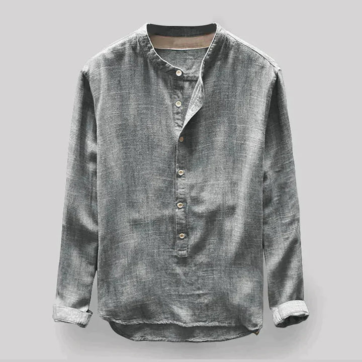Levoire | Chemise En Lin Tendance Gris