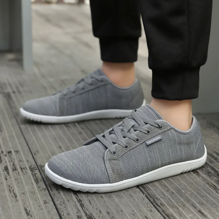 Levoire | Largeur Zero Drop Chaussures Confort Gris