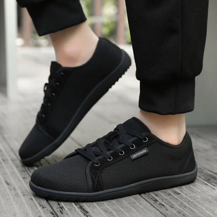 Levoire | Largeur Zero Drop Chaussures Confort Noir
