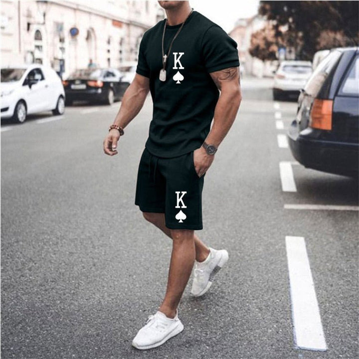 Levoire | Ensemble T-Shirt Et Short Noir