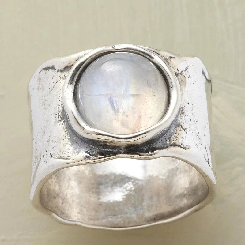 Levoire | Bague Avec Pierre De Lune Scintillante