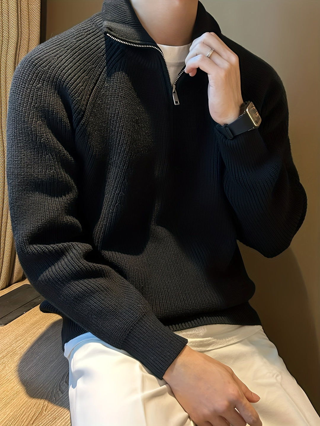 Levoire | Pull Homme À Silhouette Épurée
