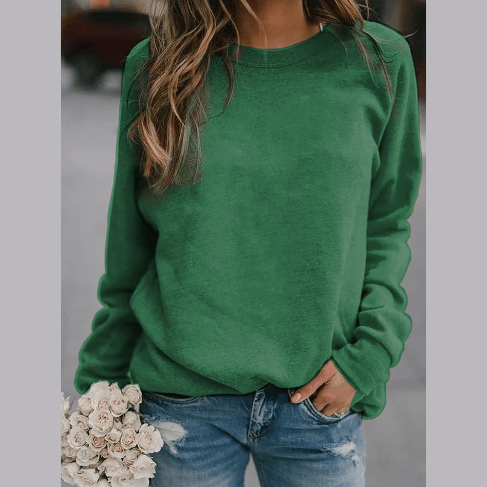 Levoire | Sweat Décontracté Confort Femme Vert
