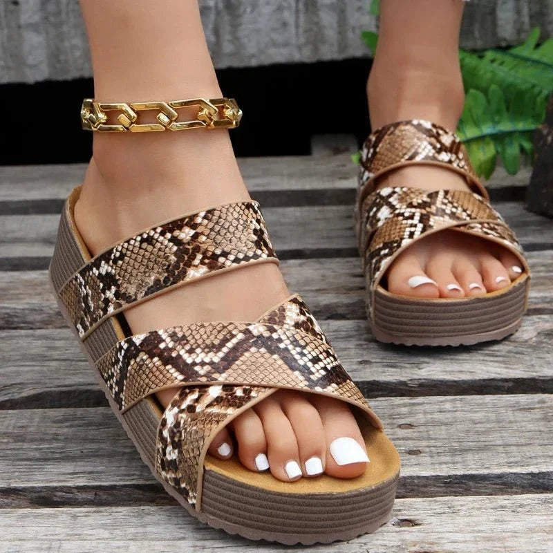 Levoire | Sandales Gladiateur Femme Multicolore
