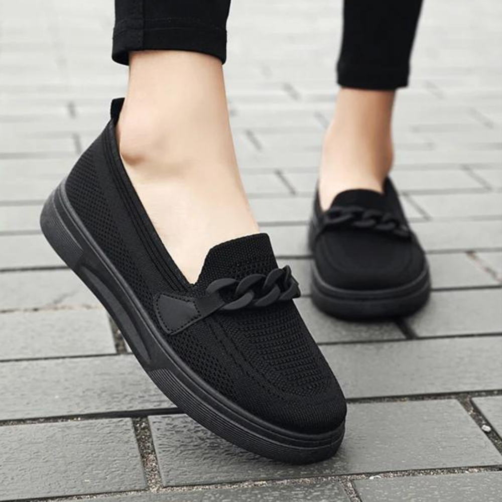 Levoire | Chaussures Orthopédiques Basses Élégantes Noir
