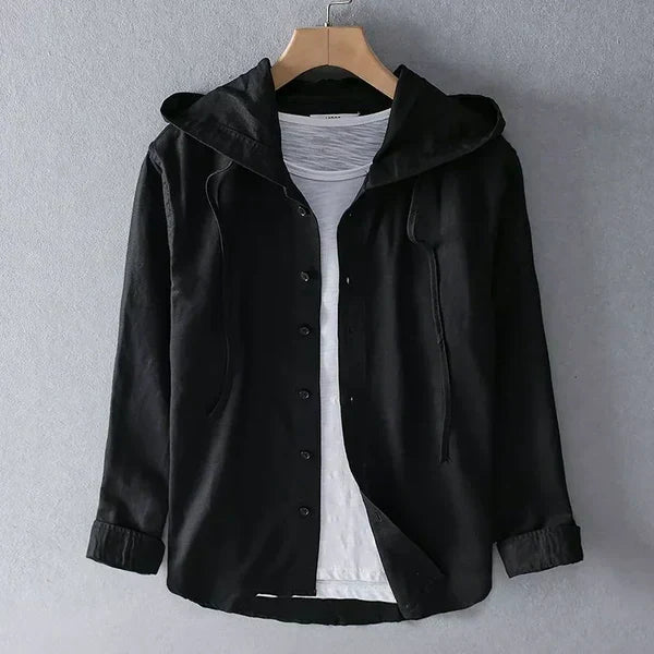 Levoire | Blouse Lin Fr Jours Chauffants Noir